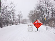 Flooding on Lakeshore Road