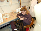 Working in the Costume Shop