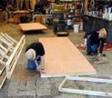 Applying a skin to a flat