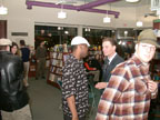 The Cast at the river's end bookstore