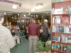 The Cast at the river's end bookstore