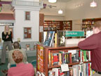 The Cast at the river's end bookstore