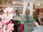 The Cast at the river's end bookstore