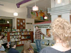 The Cast at the river's end bookstore