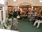 The Cast at the river's end bookstore