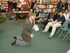 The Cast at the river's end bookstore