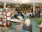 The Cast at the river's end bookstore