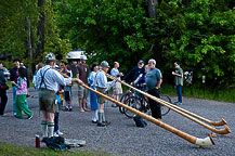 Horn Players, Glacier National Park