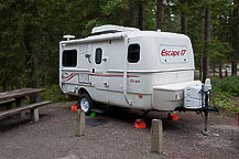 Site J2, Lake Louise Campground, AB