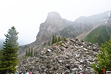 A Rock Formation at Moraine Lake