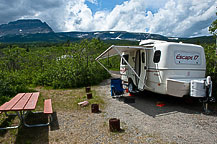 Site 85, St Mary Campground, Glacier national Park, MT