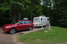 Site 46, Campground B, Natchez State Park, Natchez, MS