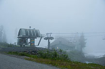 Ski Lift Along the Highway