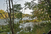 Fishing on the Oswego River