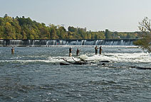 Fishing on the Oswego River