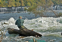 Fishing on the Oswego River