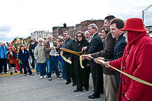 Ribbon Cutting Bridge Street Bridge