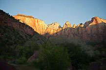 Biggest change we made after delivery was getting a 3-inch memory foam topper from The Foam Shop. We have a 17-foot without a permanent bed, so the topper would make it difficult to use the dinette feature. But having a comfortable bed is critical to vacation success - you can't be happy without enough sleep.Zion National Park