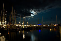 Nantucket Dock at Night