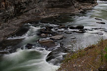 Below the Lower Falls