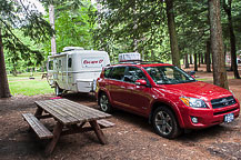 Site 40, Wilmington Notch Campground