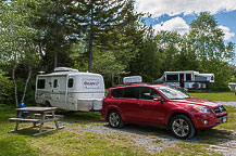 Site 124, Rockwood Park Campground, St John, NB