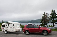 RAV4 & Trailer at Ann's Bay