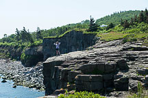 Anne on the Rocks