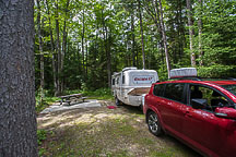 Site 99, Two Lakes Campground, Oxford, ME
