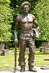 CCC Worker Statue