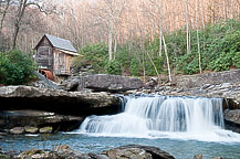 The Grist Mill at Babcock State Park, West Virginia