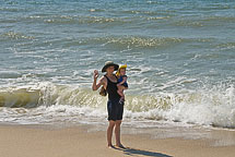 Valerie at Miacomet Beach