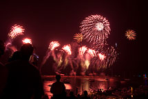 Oswego Harborfest Fireworks 2009