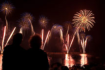 Oswego Harborfest Fireworks, 2009