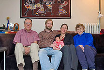 Papa Jon, Grandma, Valerie, Dad & Mom